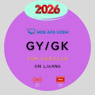 2026-KPSS GY/GK - ÖN LİSANS TÜM DERSLER