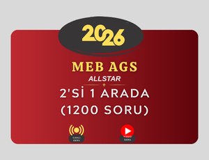 2026-MEBAGS-2'Sİ 1 ARADA (1200 SORU) KAMPI
