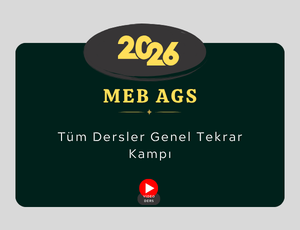2026 MEB AGS - Tüm Dersler Genel Tekrar Kampı
