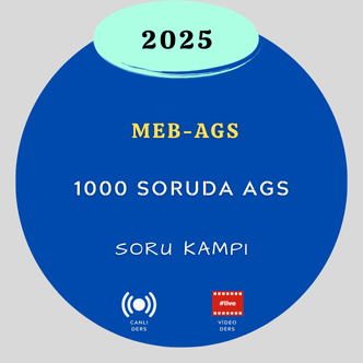 2025- MEB AGS 1000 SORUDA AGS SORU KAMPI 2025- MEB AGS 1000 SORUDA AGS SORU KAMPI